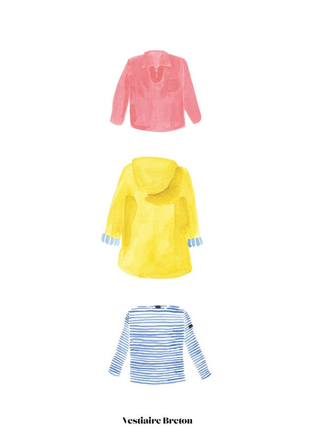 Affiche Vestiaire Breton